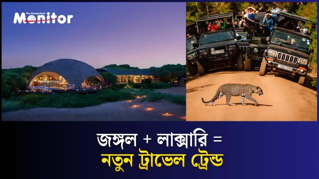 লাক্সারি সাফারিতে দেখা মিলছে বিরল চিতাবাঘ!