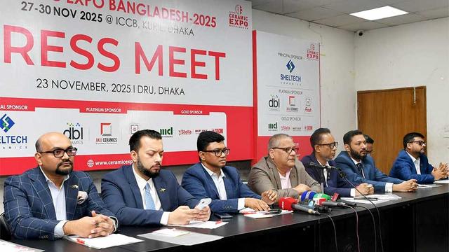 ৪ দিনের সিরামিক এক্সপো শুরু ২৭ নভেম্বর