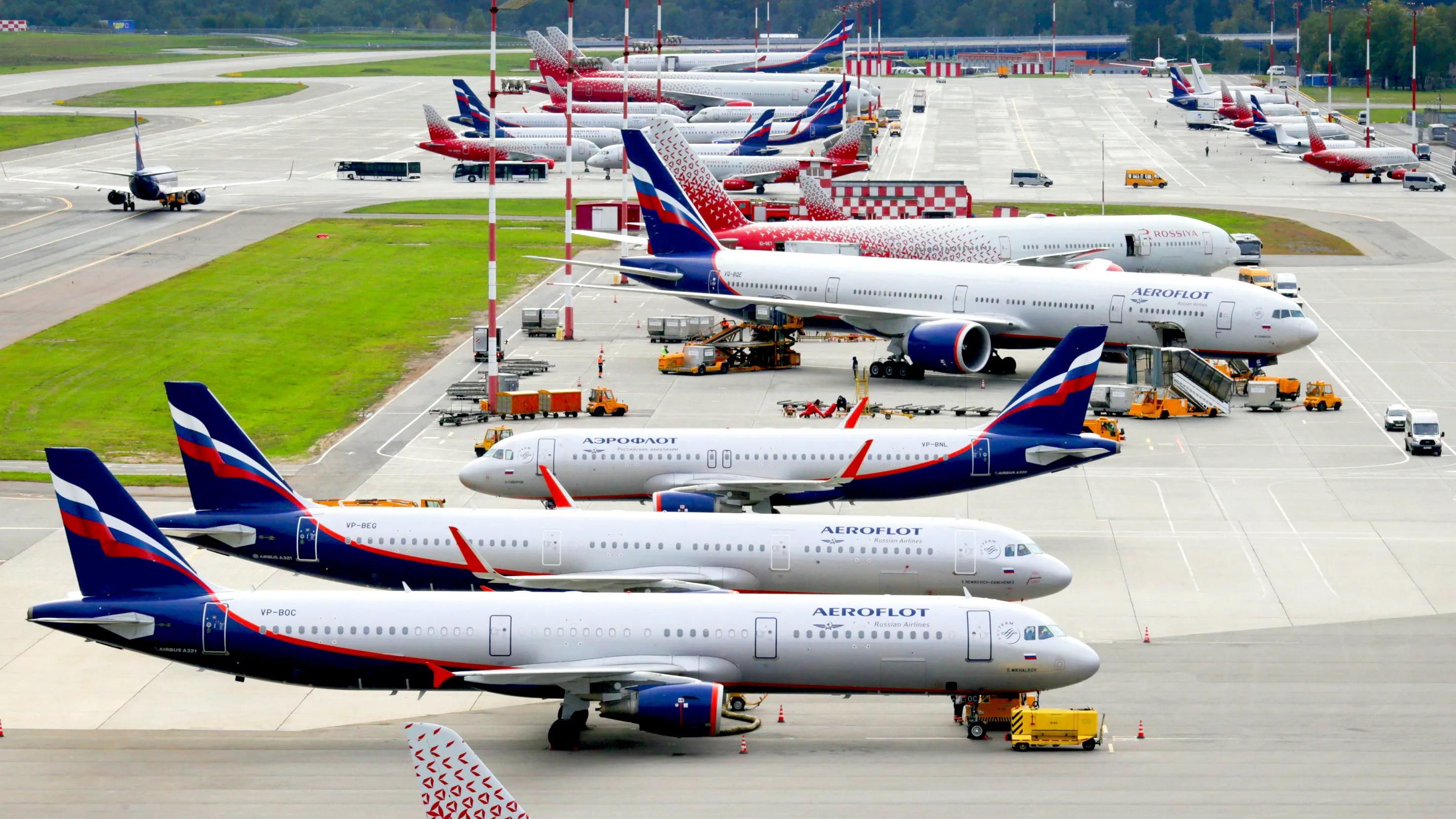 Russian airlines operating with 19% of fleets grounded