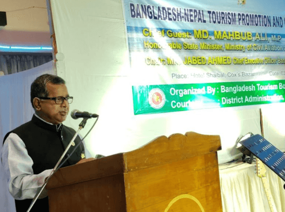 অভ্যন্তরীণ এবং বর্হিমুখী পর্যটন শিল্পের সম্ভাবনা বৃদ্ধিতে কাজ করছে সরকার : প্রতিমন্ত্রী